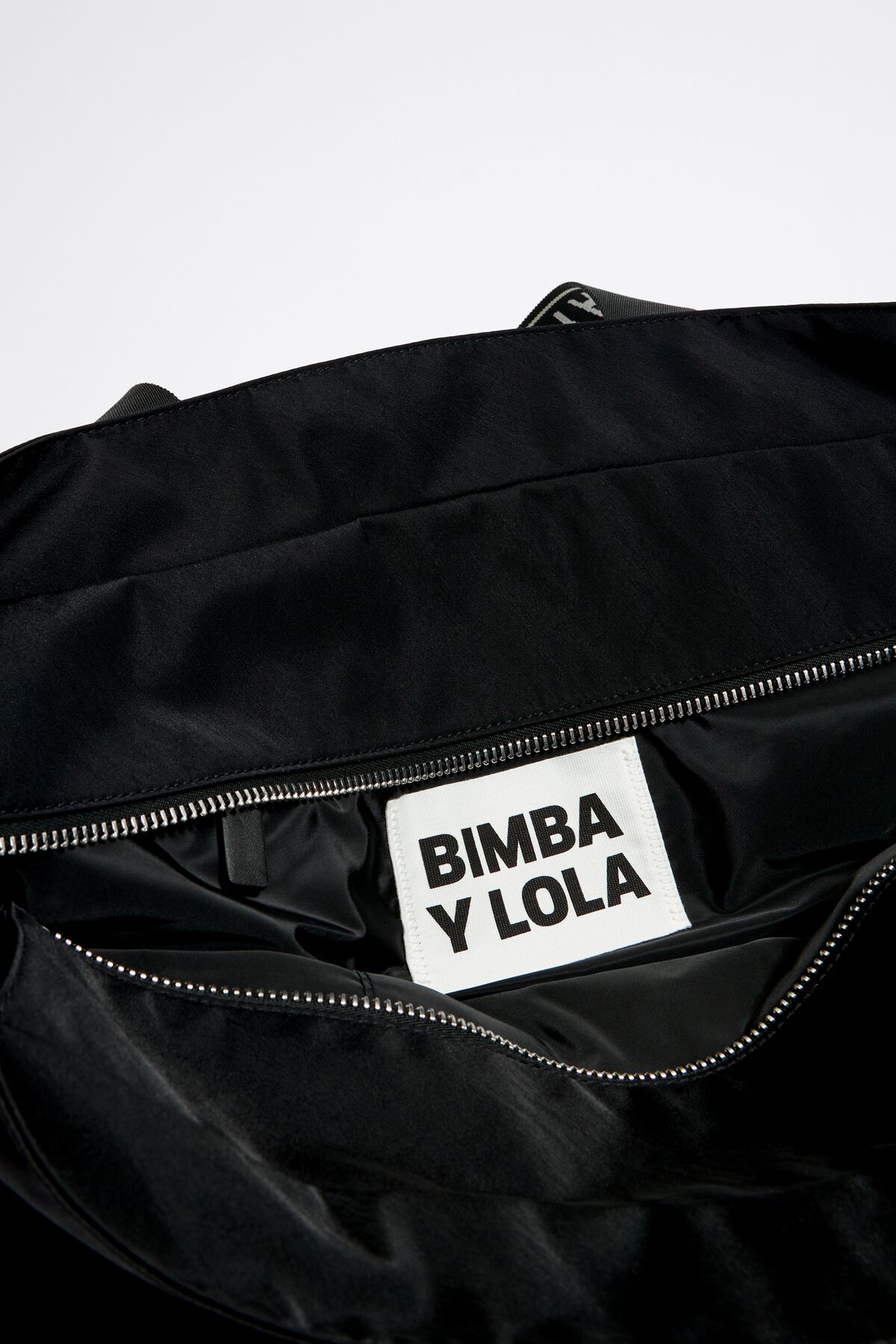 Bimba Y Lola Quilted Nylon Shopper Bag Black – Balilene