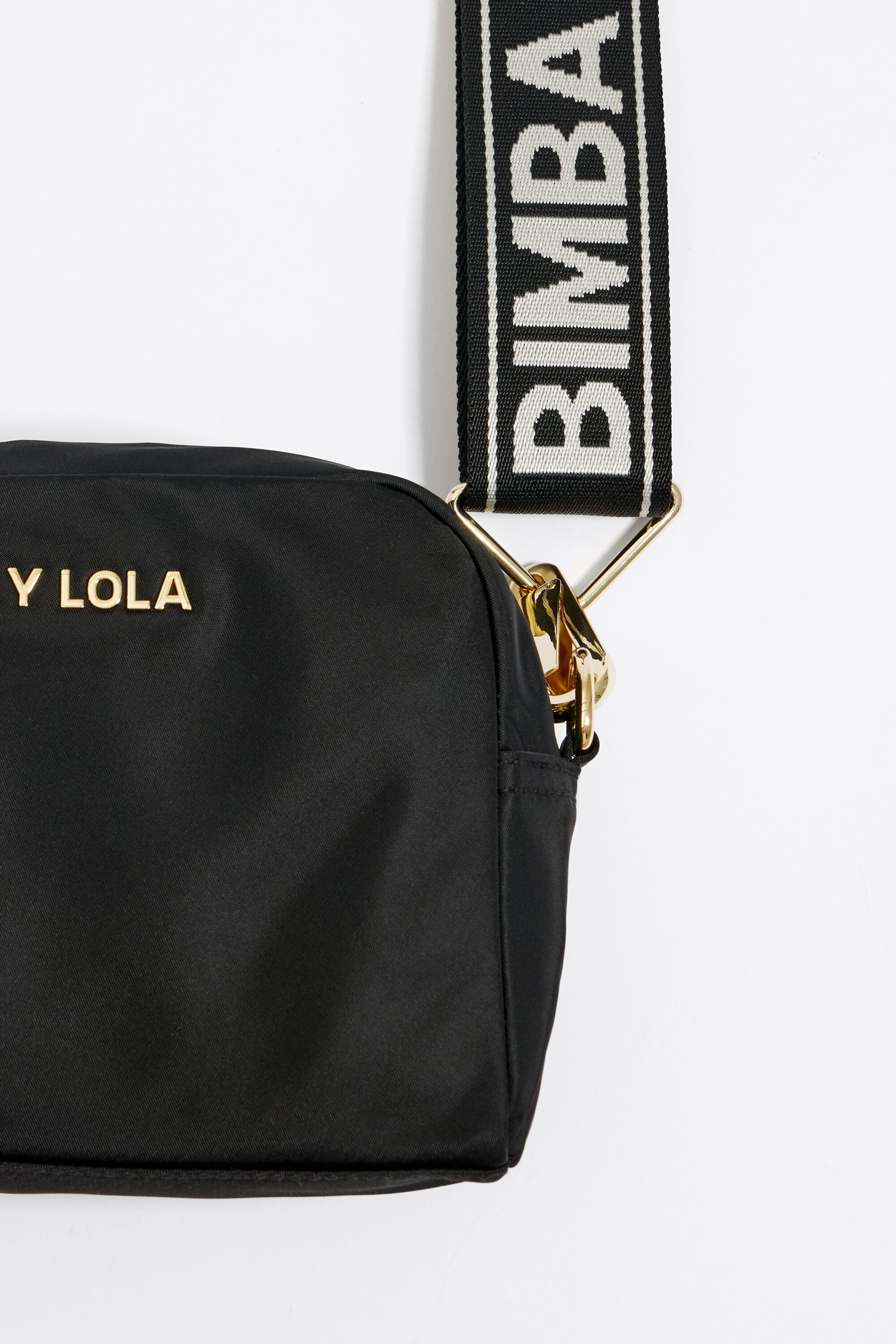 Leather crossbody bag Bimba y Lola Black in Leather - 36706324