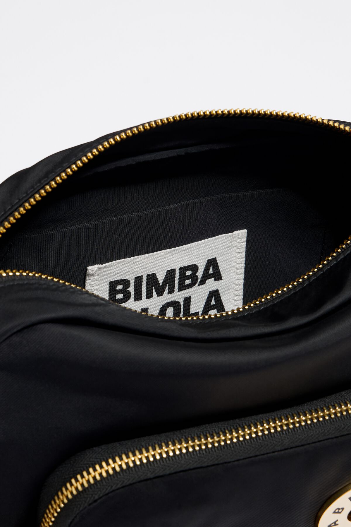 Bimba Y Lola Medium Black Nylon Crossbody Bag – Balilene