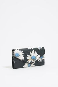 Anthracite Daisy continental wallet