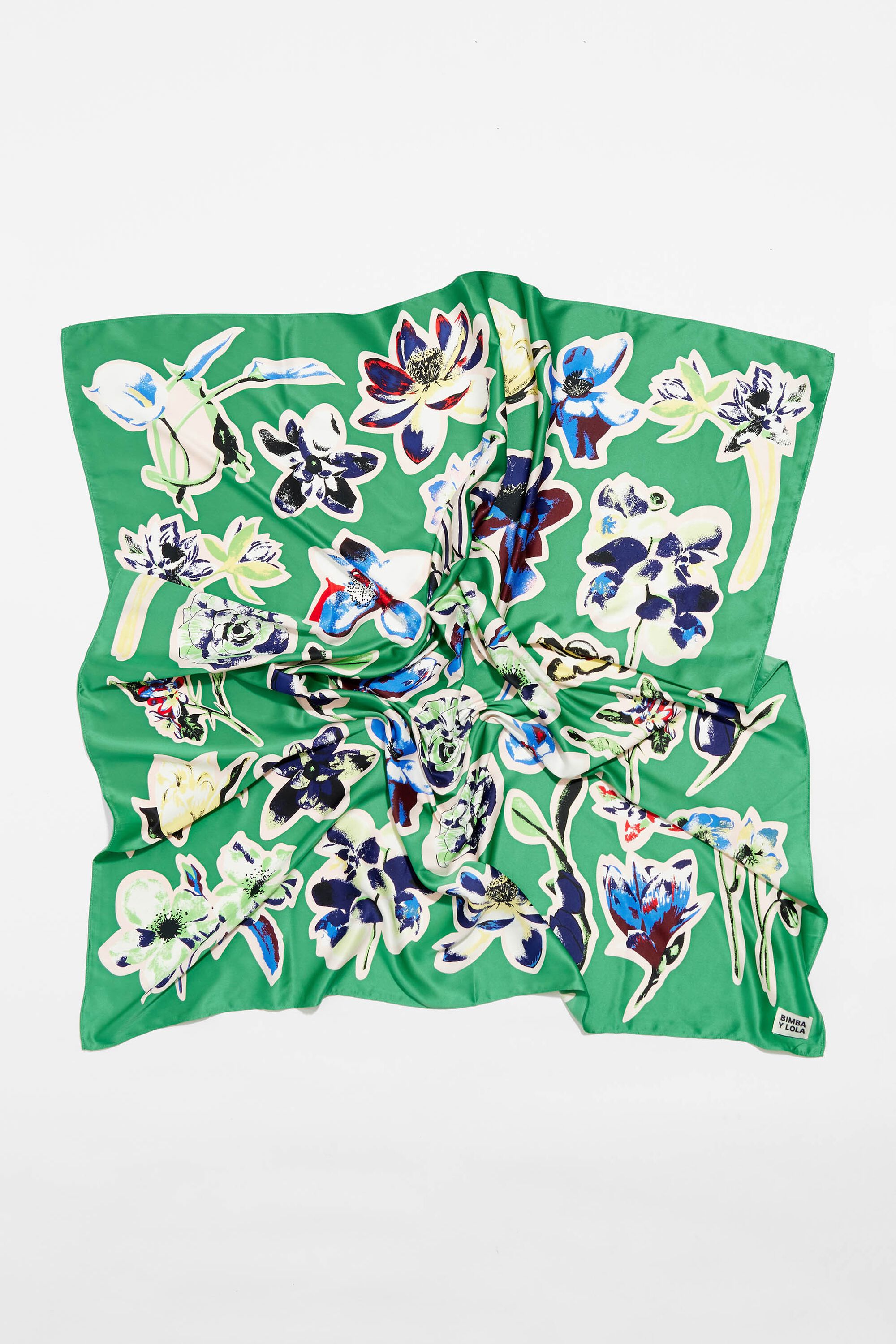 Bimba y Lola Floral-Print Scarf - ShopStyle Scarves & Wraps