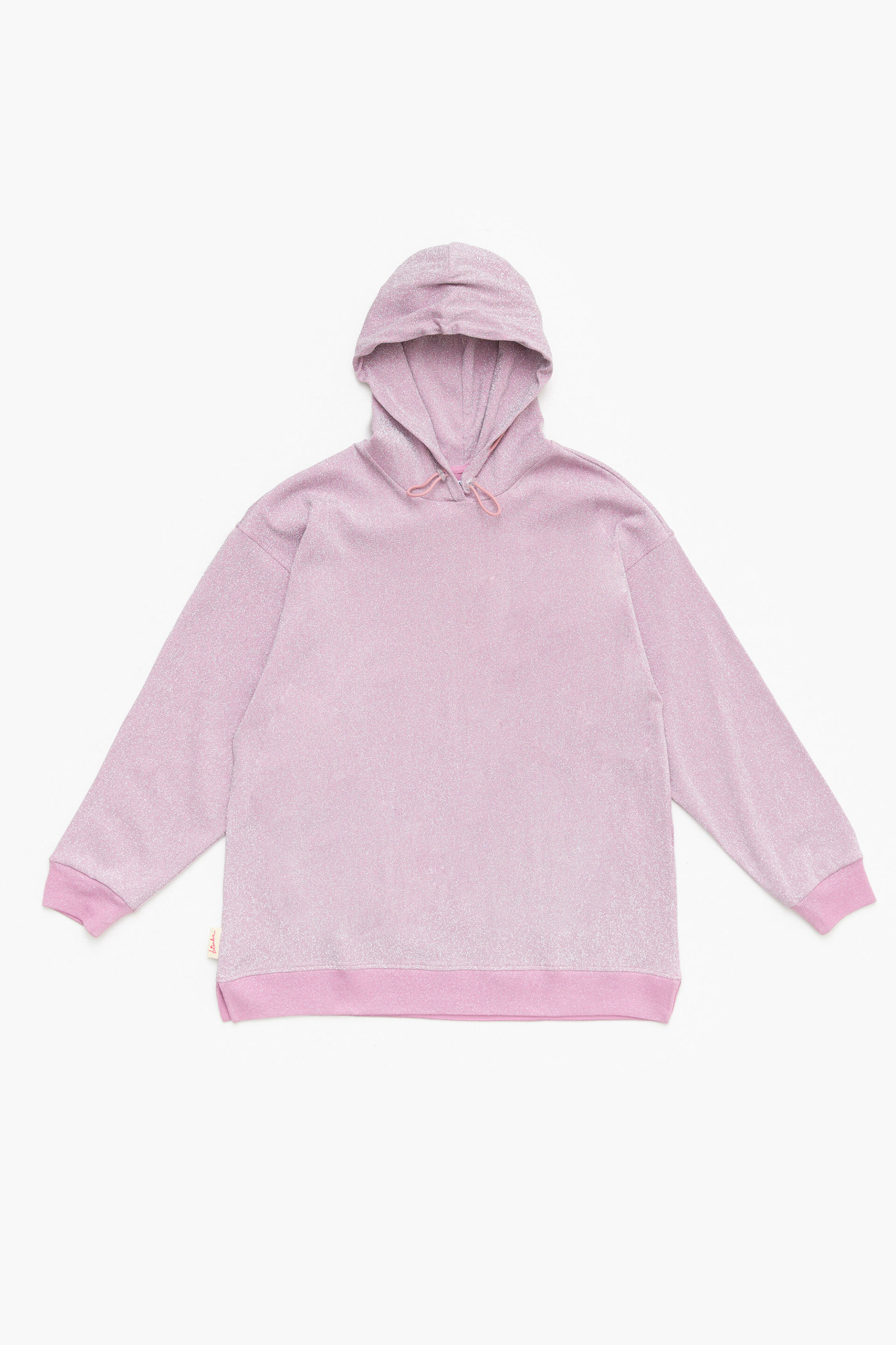 Sudadera niña Cosmos de Kauli lurex rosa