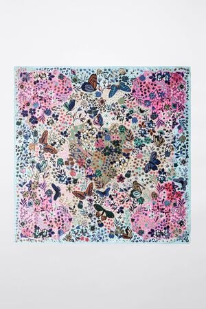 Bimba Y Lola Floral-print Square Scarf In Multi