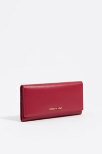 Red continental wallet