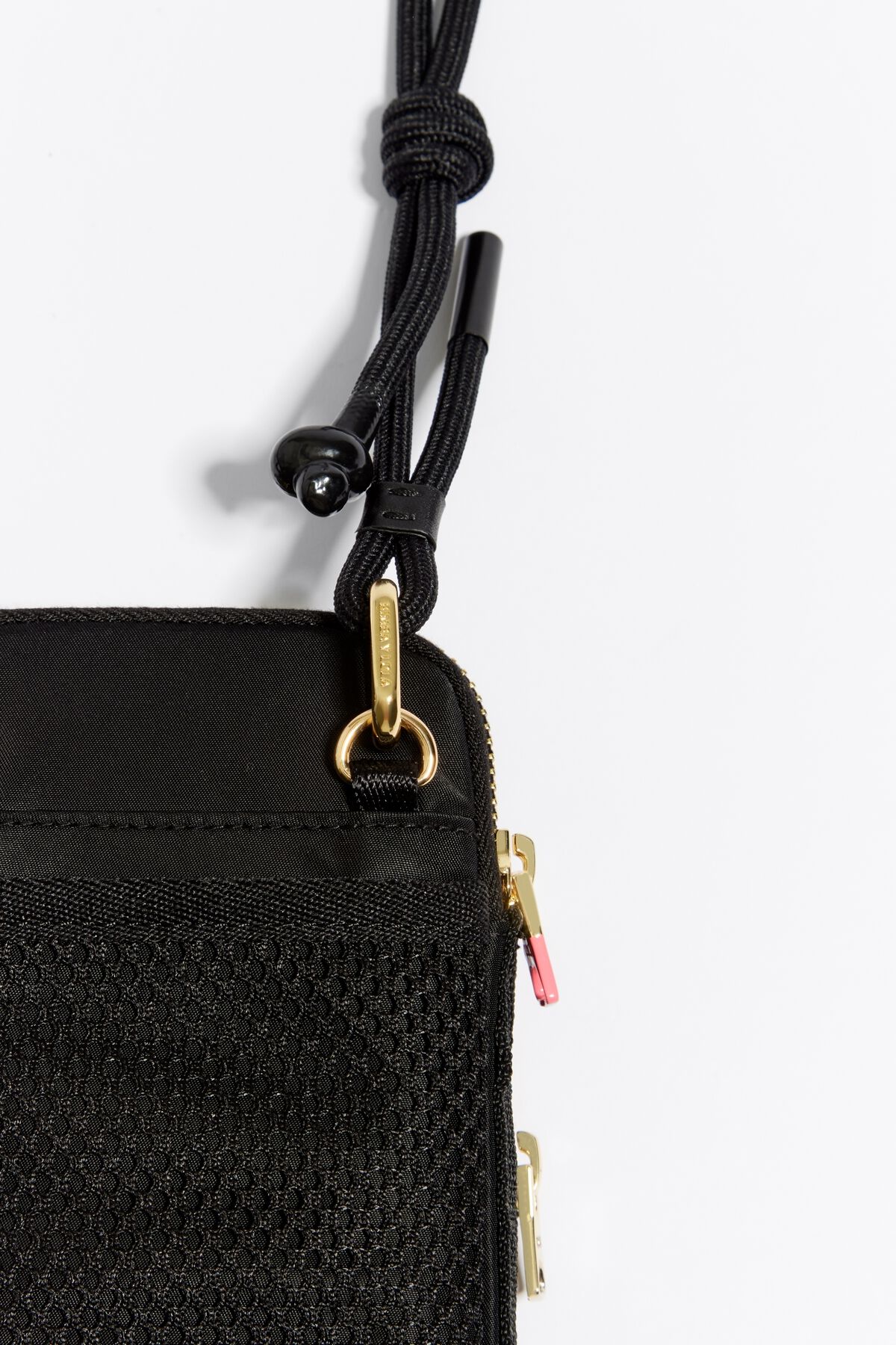 Shop bimba & lola Black padded nylon mini bag (232BBH806.11000) by Kinnie98
