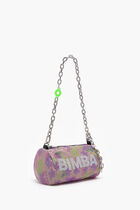 Mujer Bimba Y Lola Bolso Cilindro Malla Menta