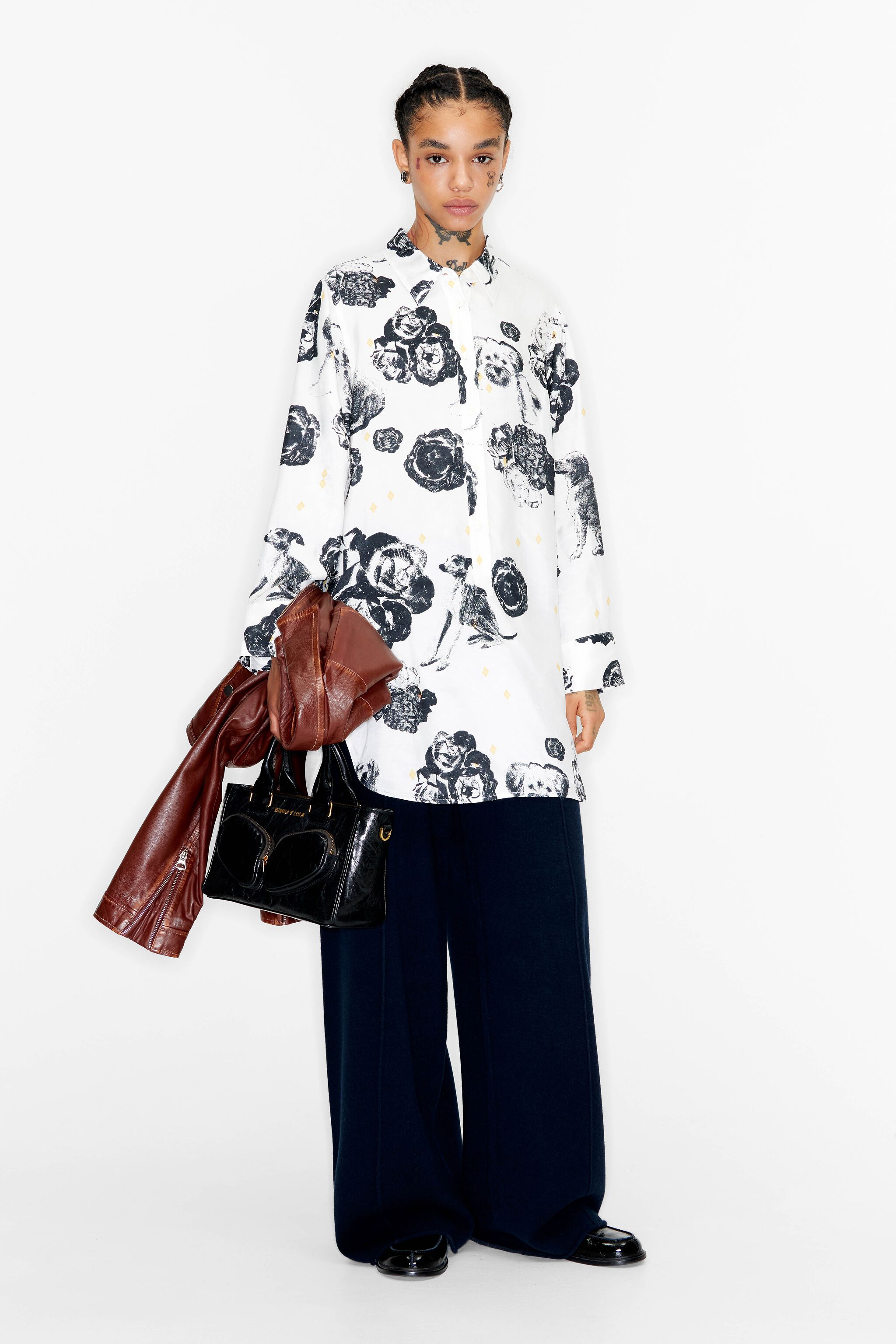 Camisa oversize Dog copy star