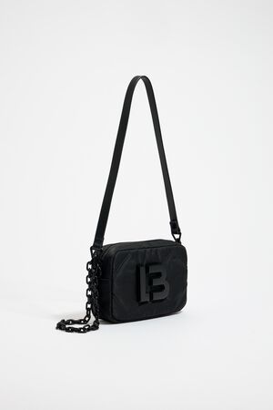 BIMBA & LOLA Mini Grey Taupe Leather Crossbody Purse Bag-NEW no tag