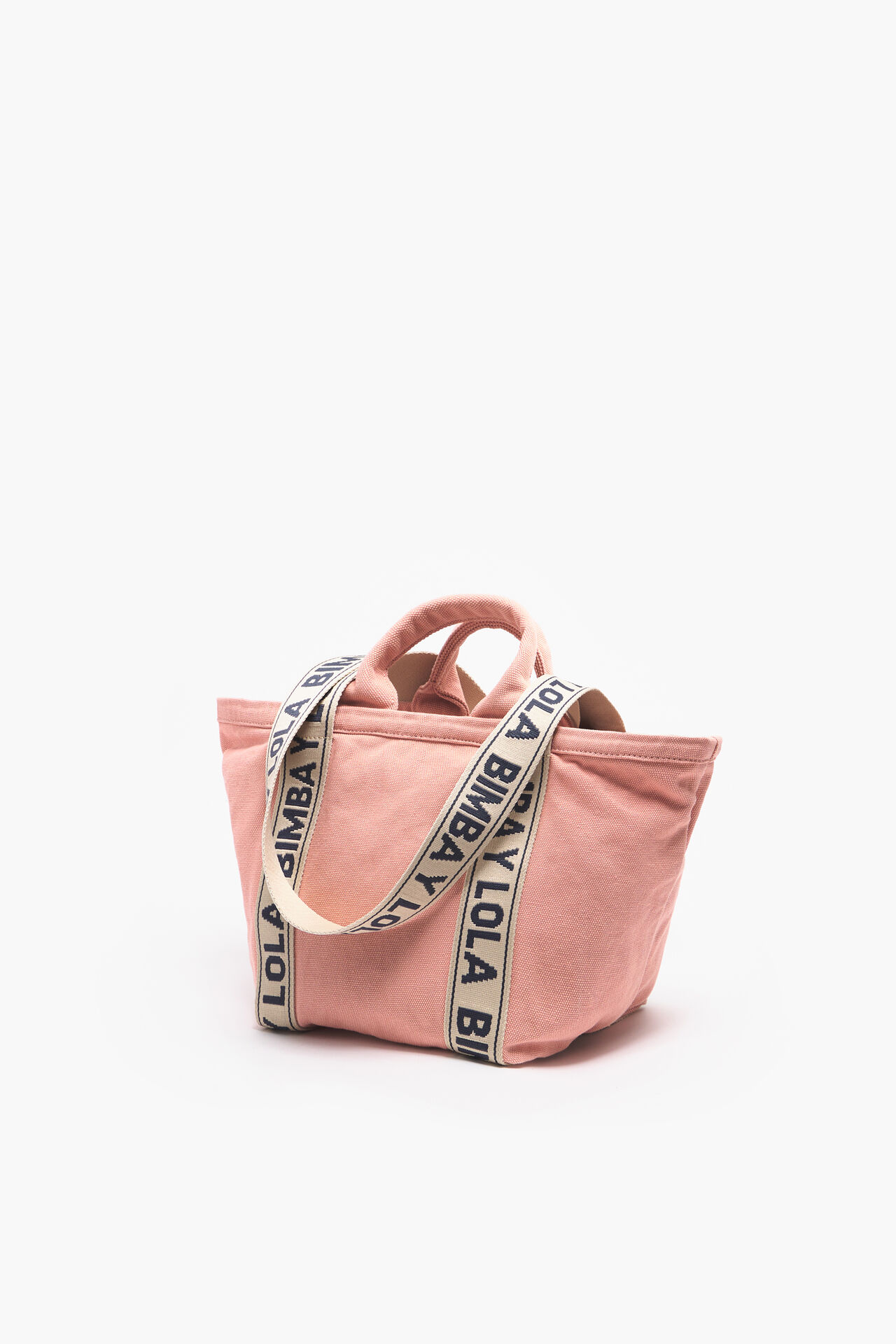 Bimba Y Lola Extra Large Canvas Shopper Bag - Pink for Women