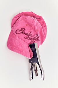 Gorra algodón fucsia