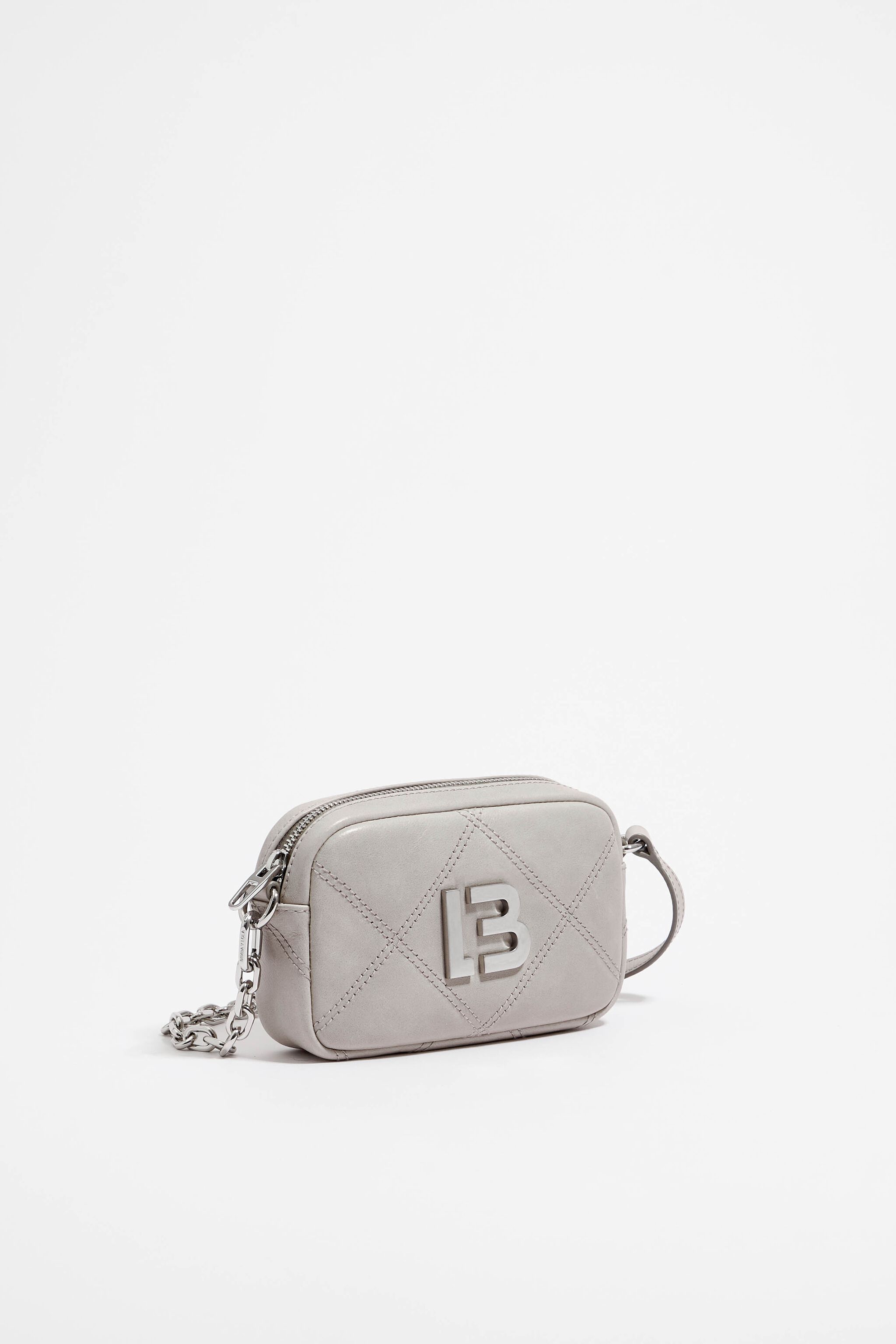 XS greenish gray crossbody bag