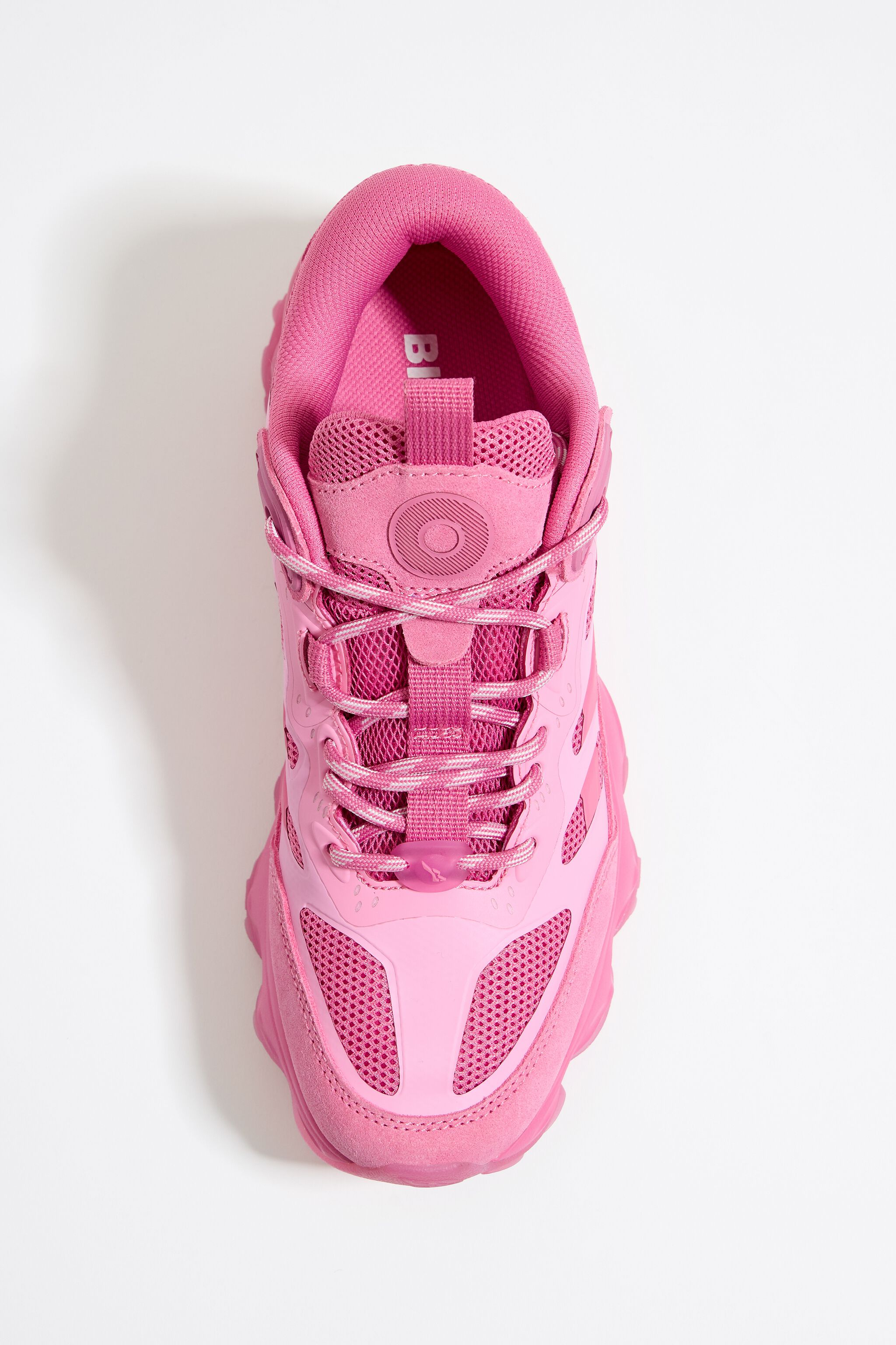 Pink octopus leather sneaker