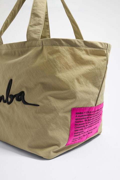 Bimba y Lola Extra Large Canvas Shopper Bag - Farfetch