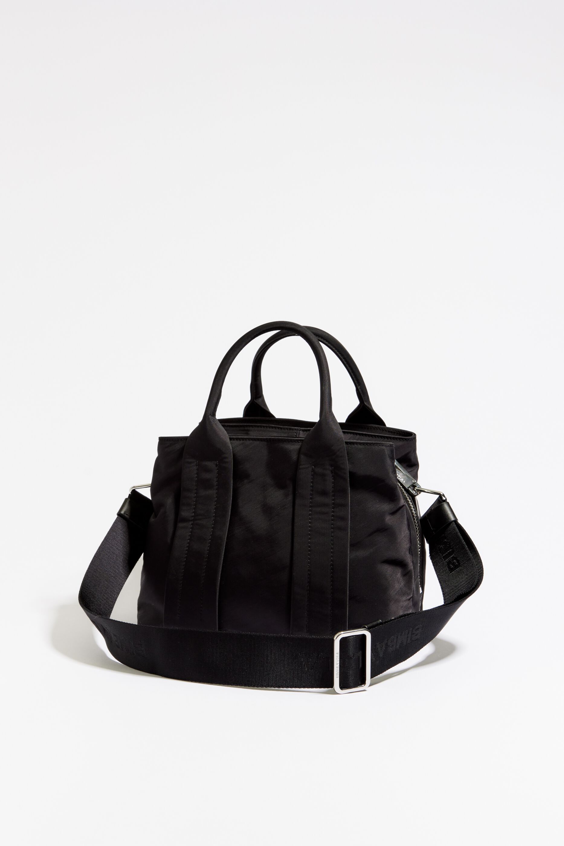 everyone nylon logo tote bag (BLACK)-