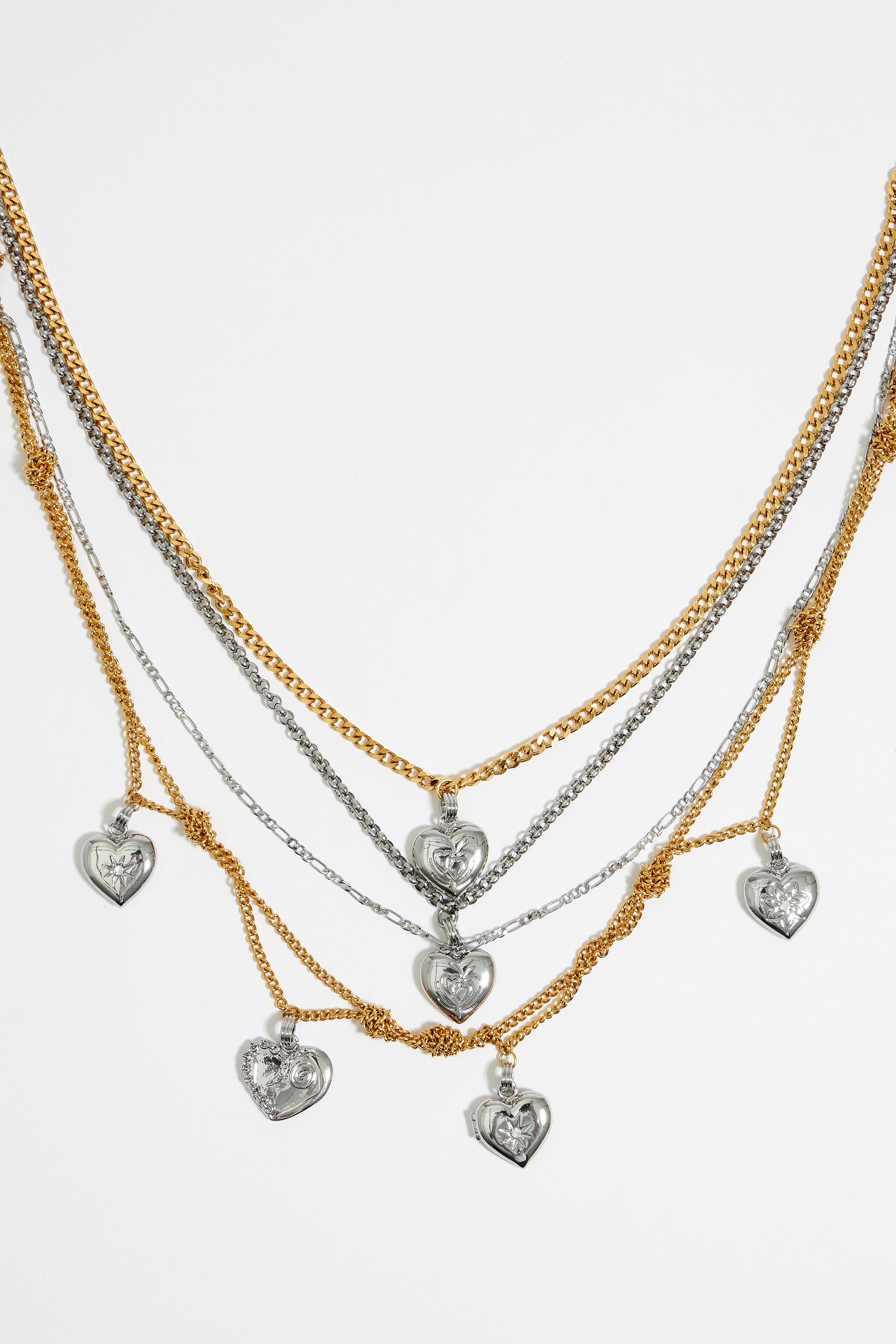 Paparazzi Bedazzled Bliss - Multi Heart Necklace – A Finishing Touch Jewelry