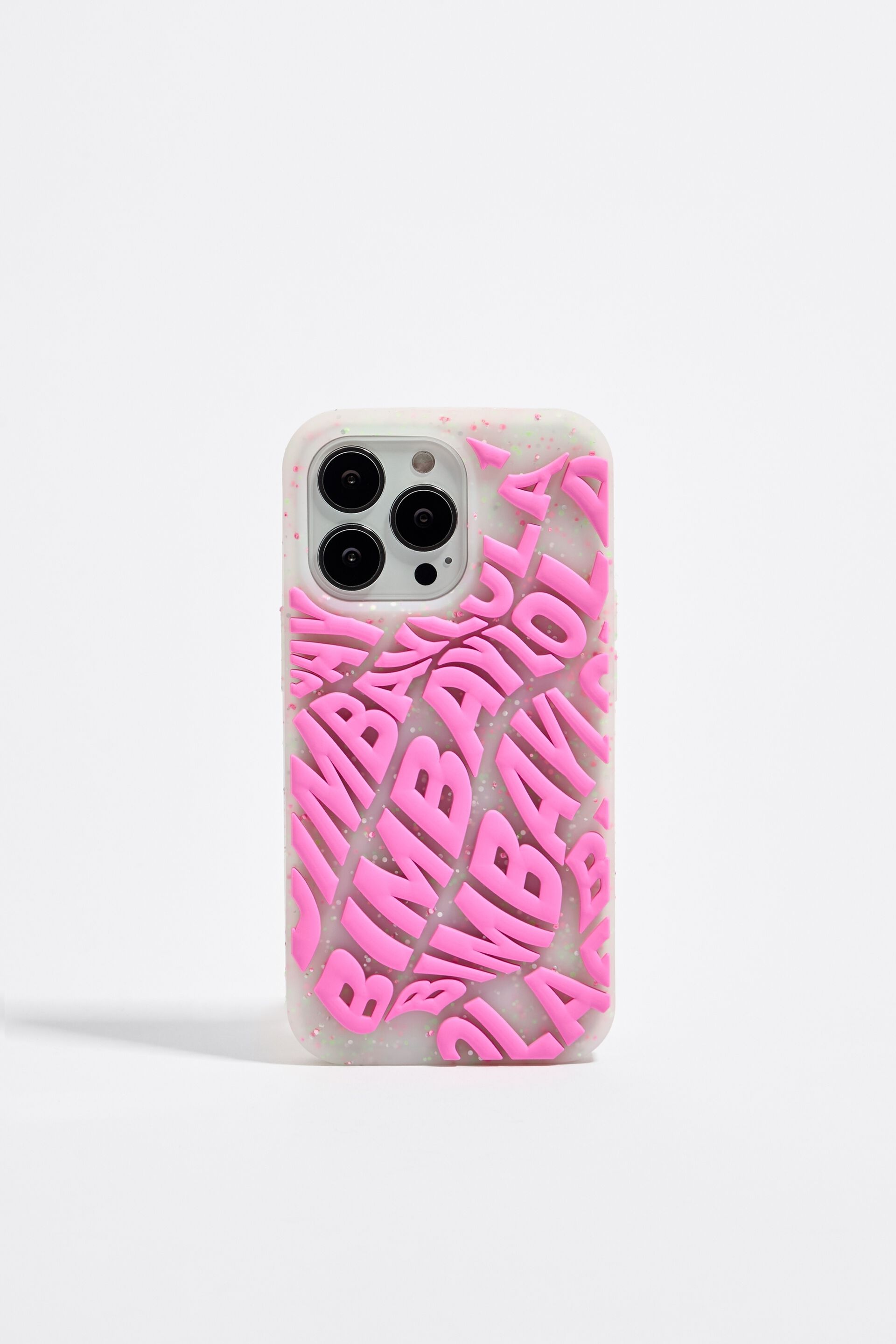 iPhone 13 Fundas de silicona transparente en rosa