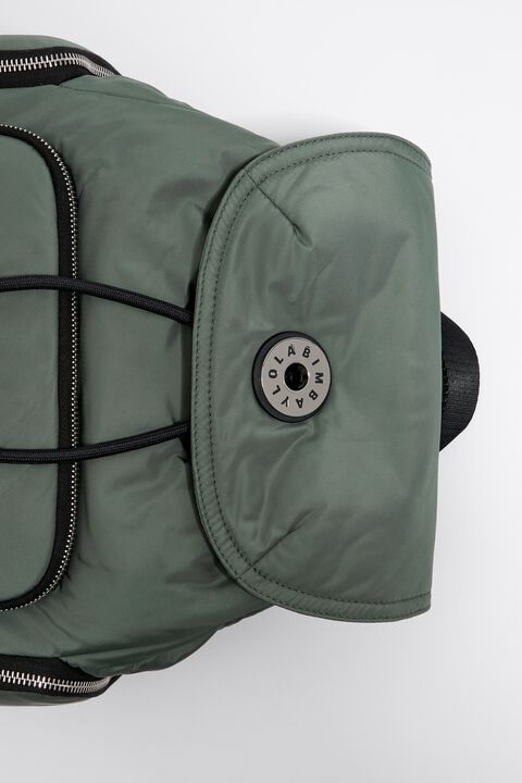 Cloth backpack Bimba y Lola Green in Cloth - 34893232