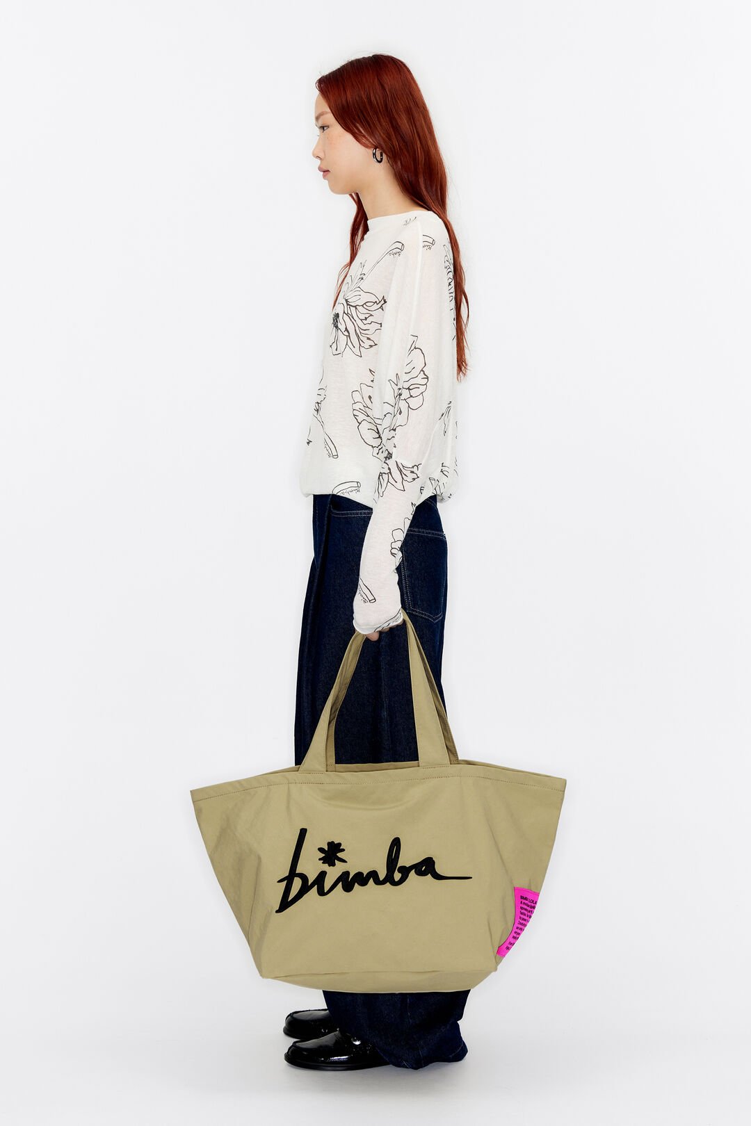 Bimba Y Lola Black Shopper Bag