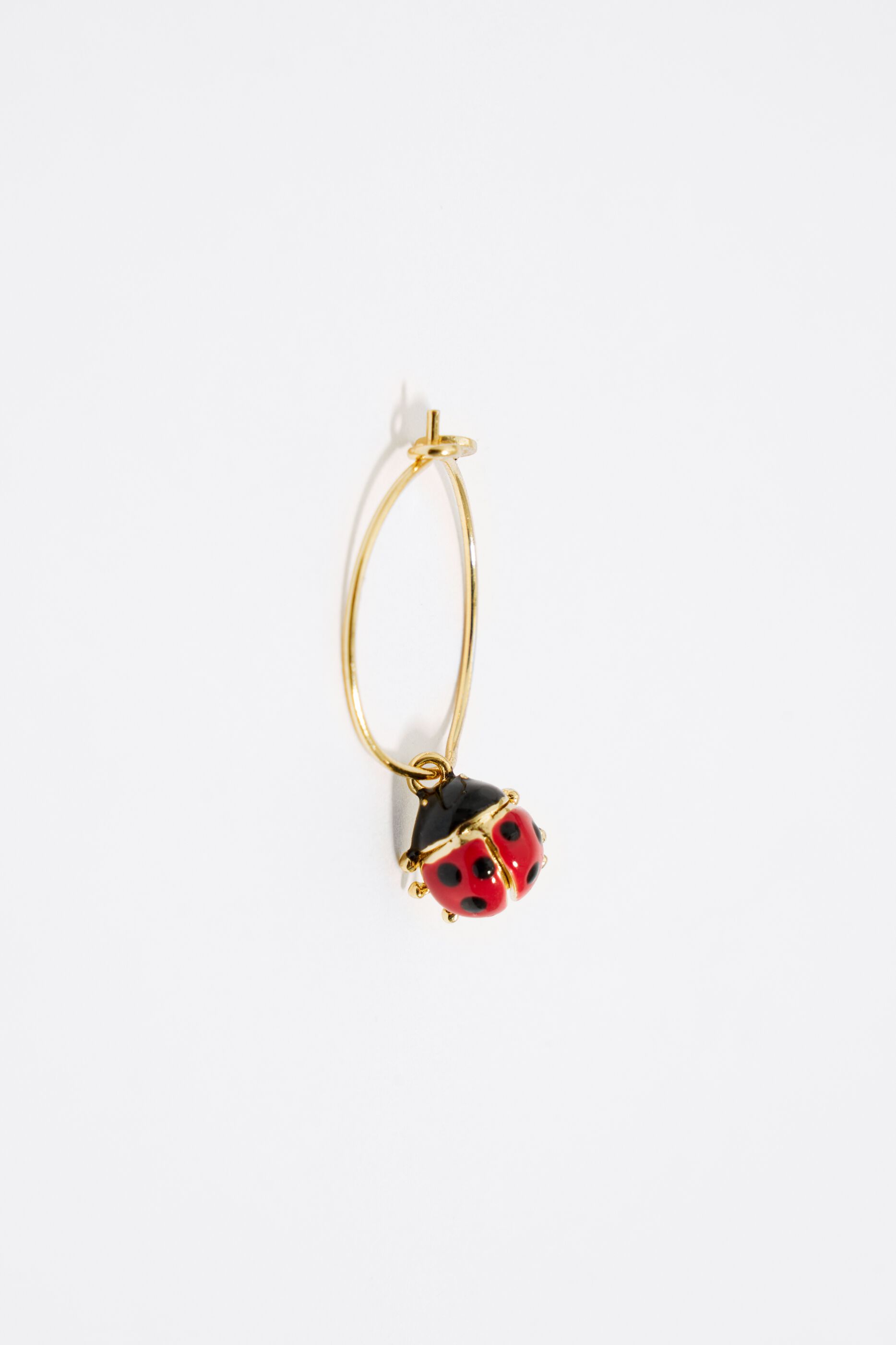 Ladybug sale hoop earrings