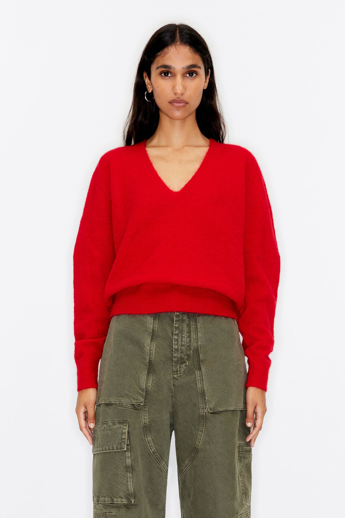 Louis Vuitton SS2017 Red Mohair Knit Sweater - Ākaibu Store