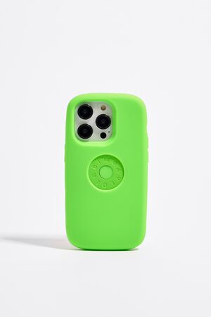 Bimba Y Lola Logo-print Neck-strap Phone Case in Green
