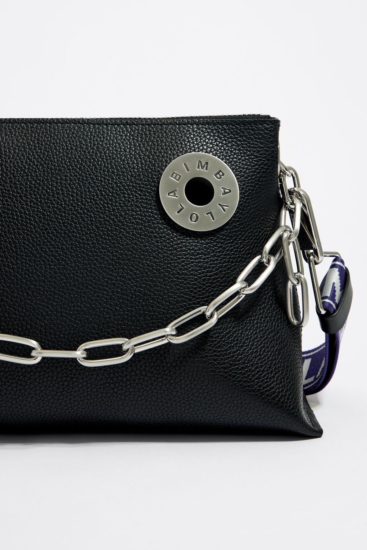 Leather crossbody bag Bimba y Lola Black in Leather - 36706324