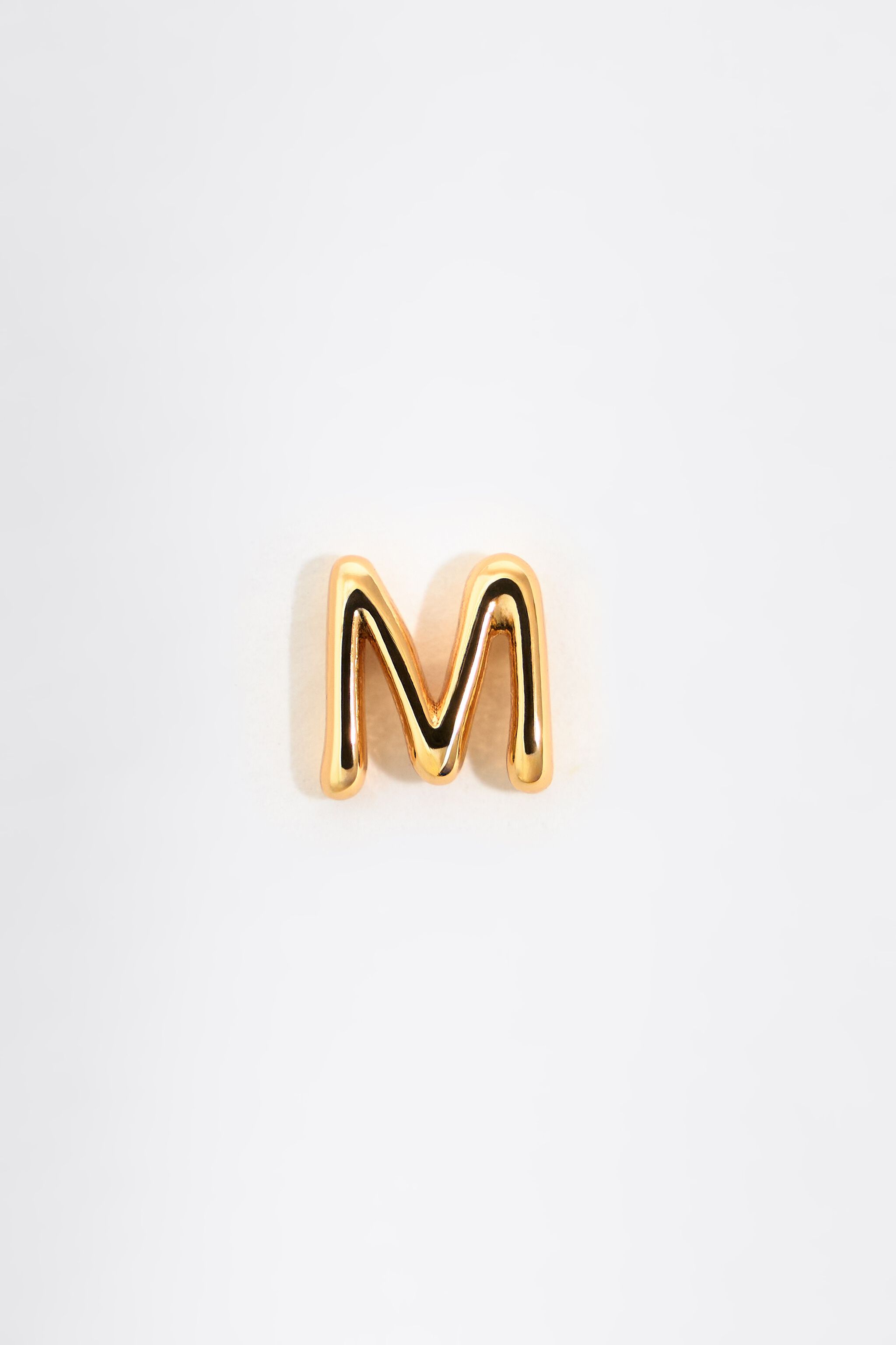 Letter M earrings by SoCharm