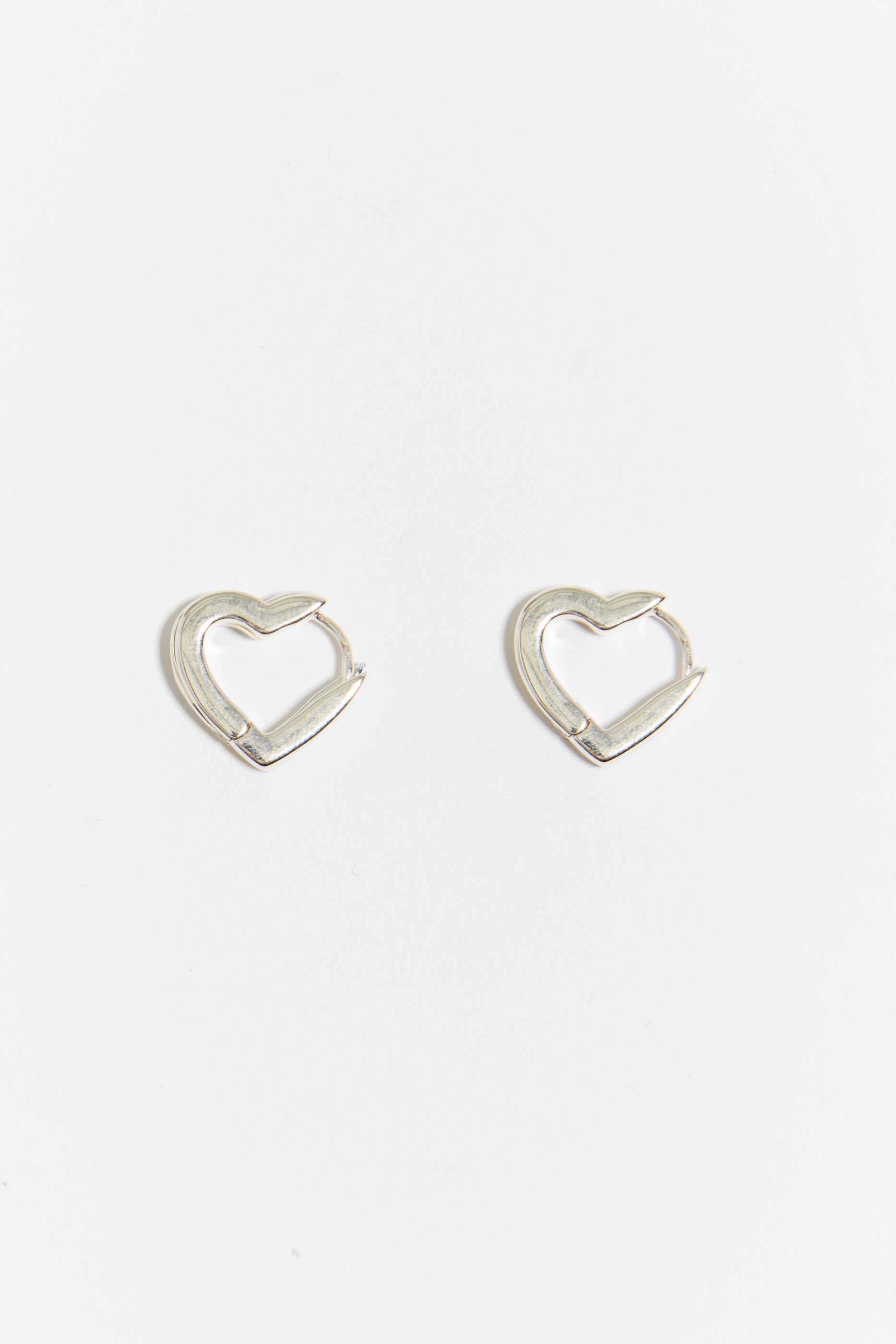 イヤリング【HARPO】Silver 13G Heart Earrings