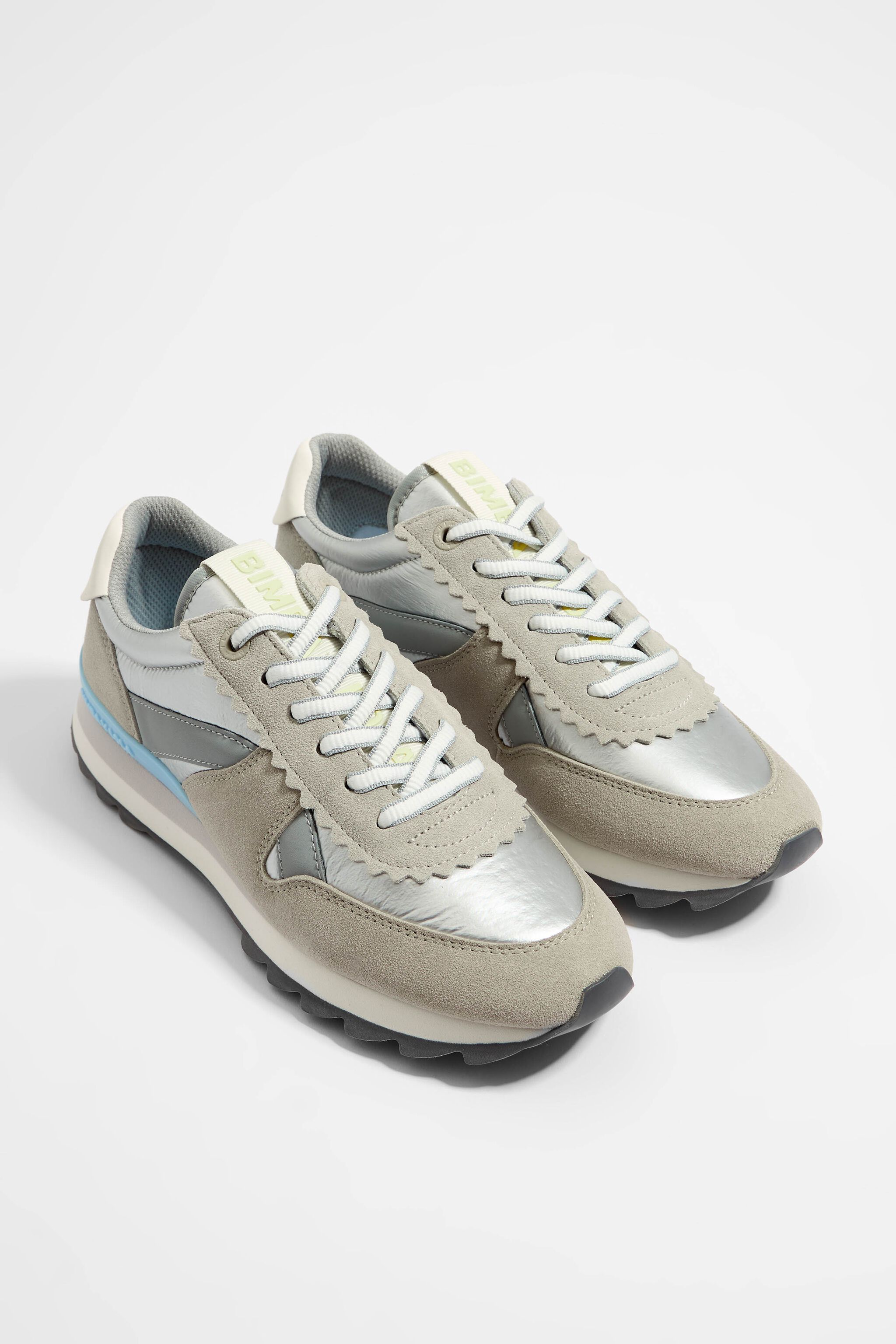 Silver technical sneaker