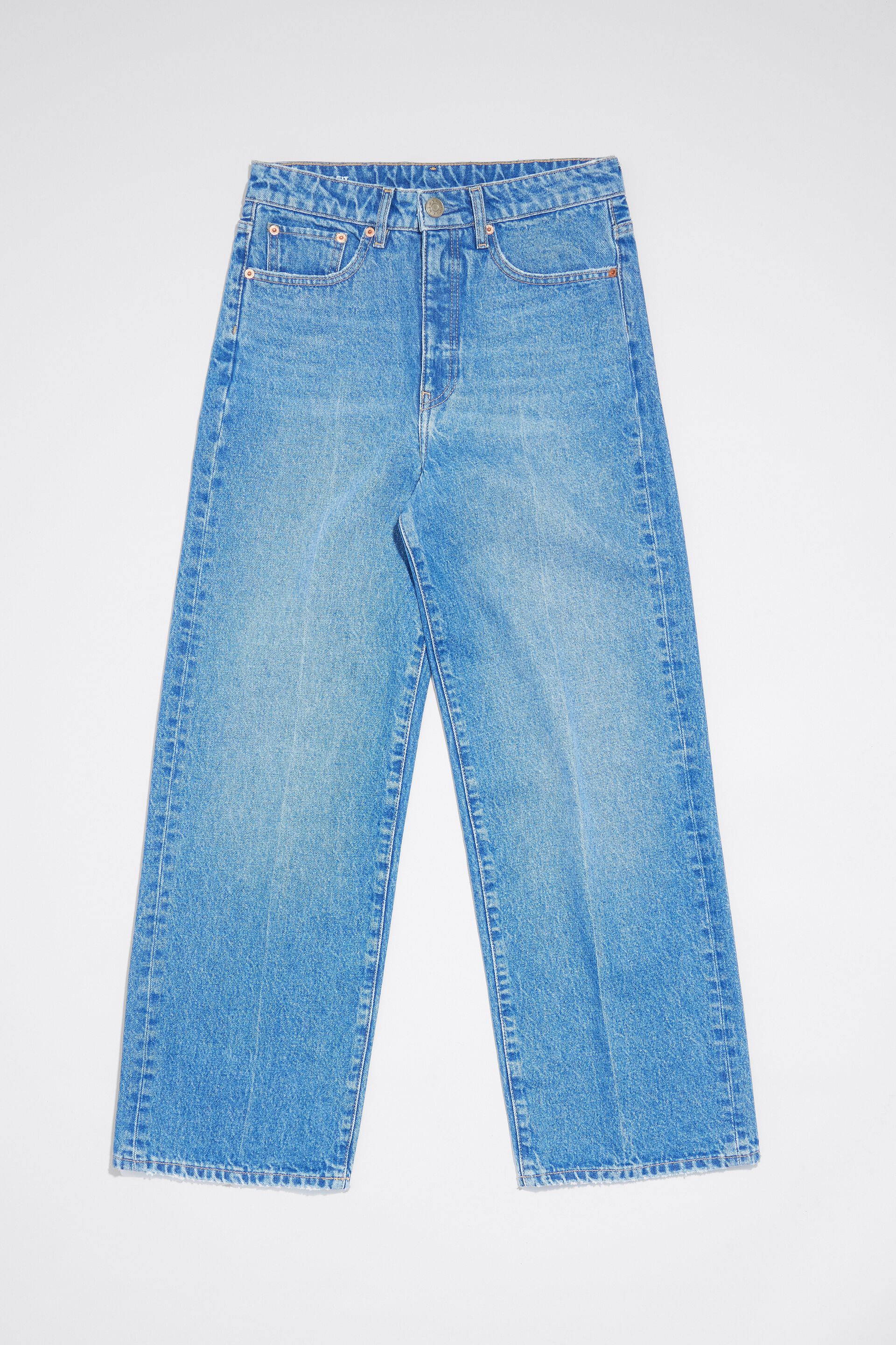 CULOTTE - Blue high rise jeans