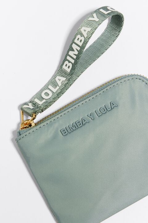Shop bimba & lola Green padded nylon mini bag (232BBI806.11502) by
