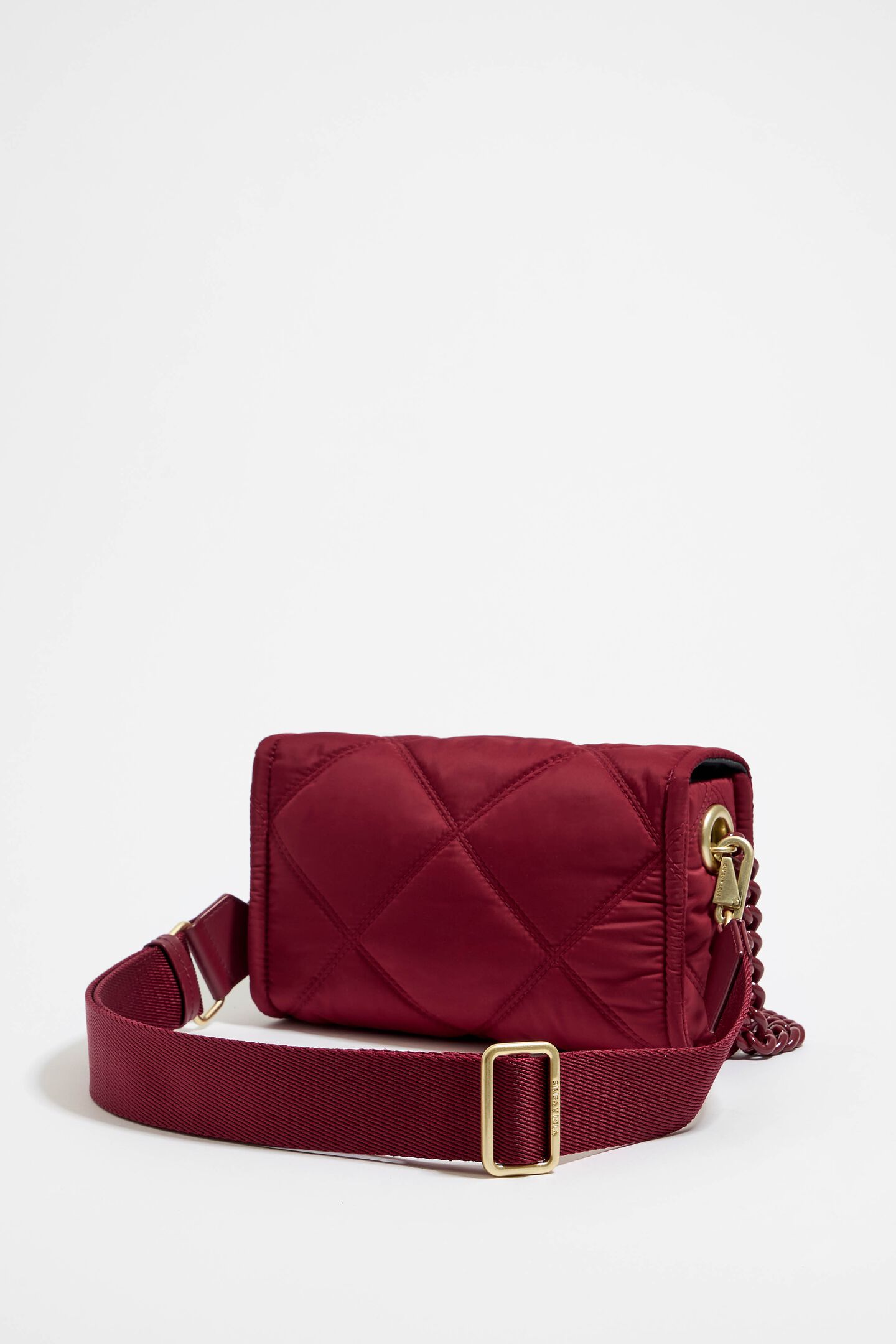 Bolso bandolera de terciopelo rojo niña Okaïdi & Obaïbi