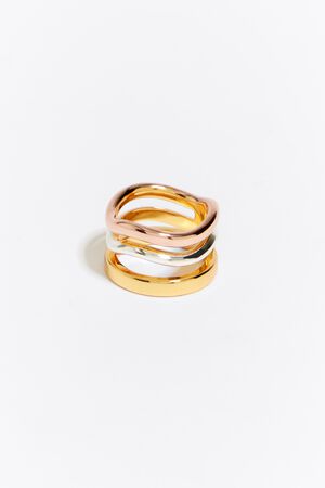 Gold VLogo Ring