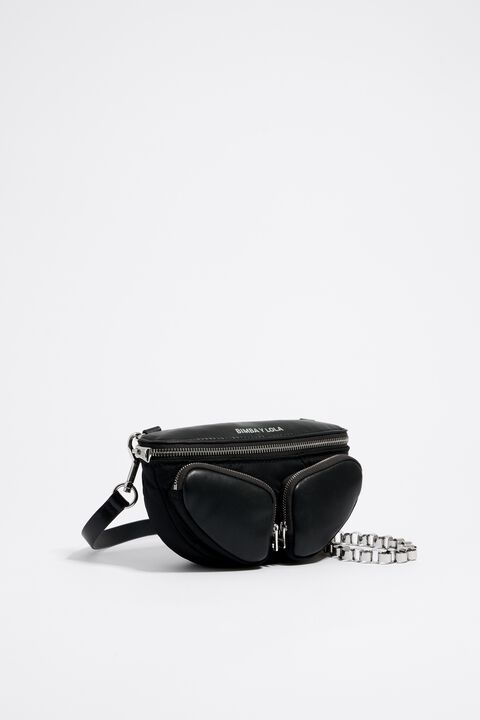 Bimba Y Lola Xs Pocket Bumbag Leather Crossbody Bag