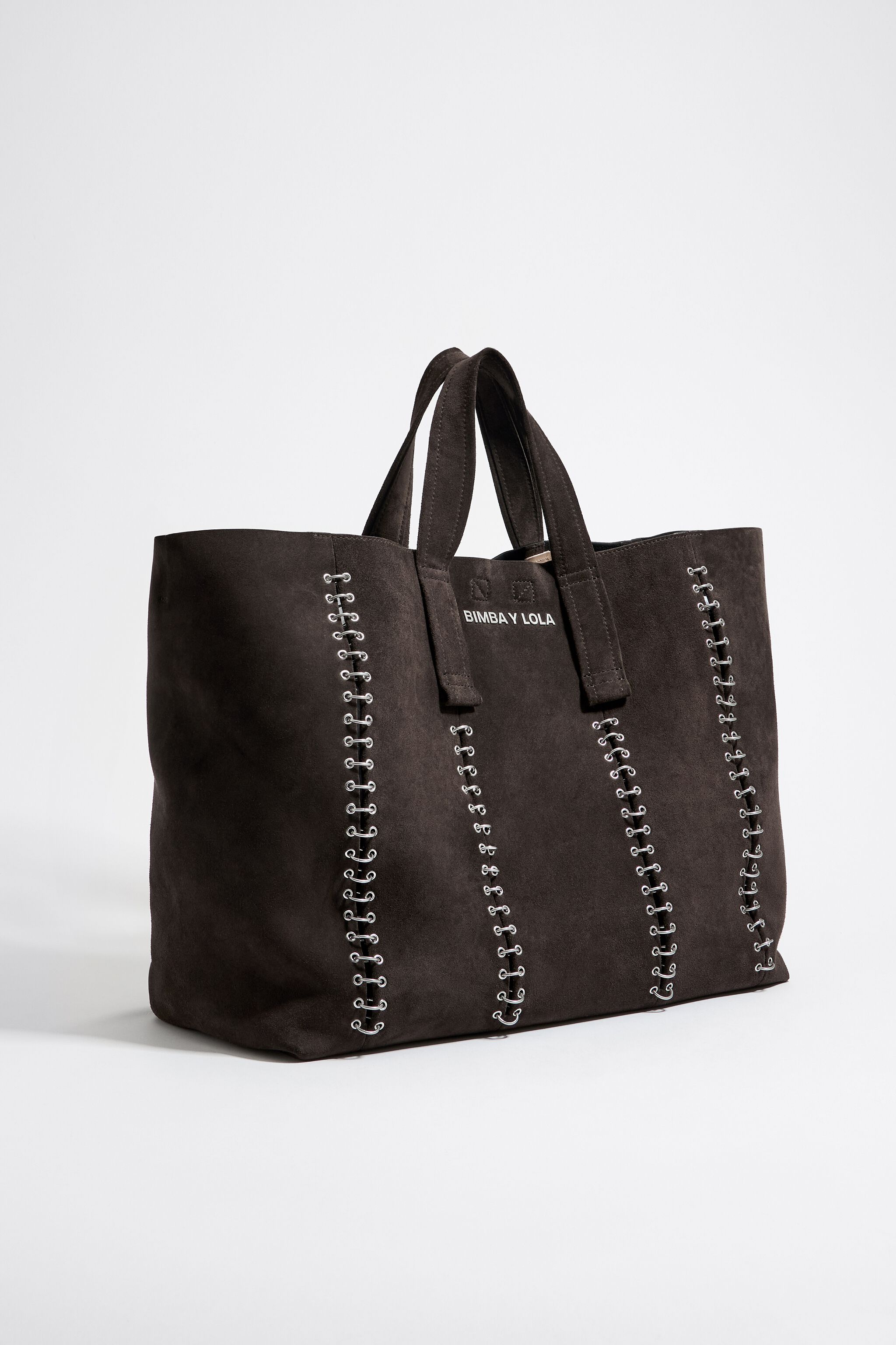 Suede shopper 2024 tote bag