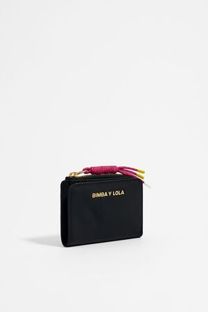 Leather clutch bag Bimba y Lola Black in Leather - 37677792