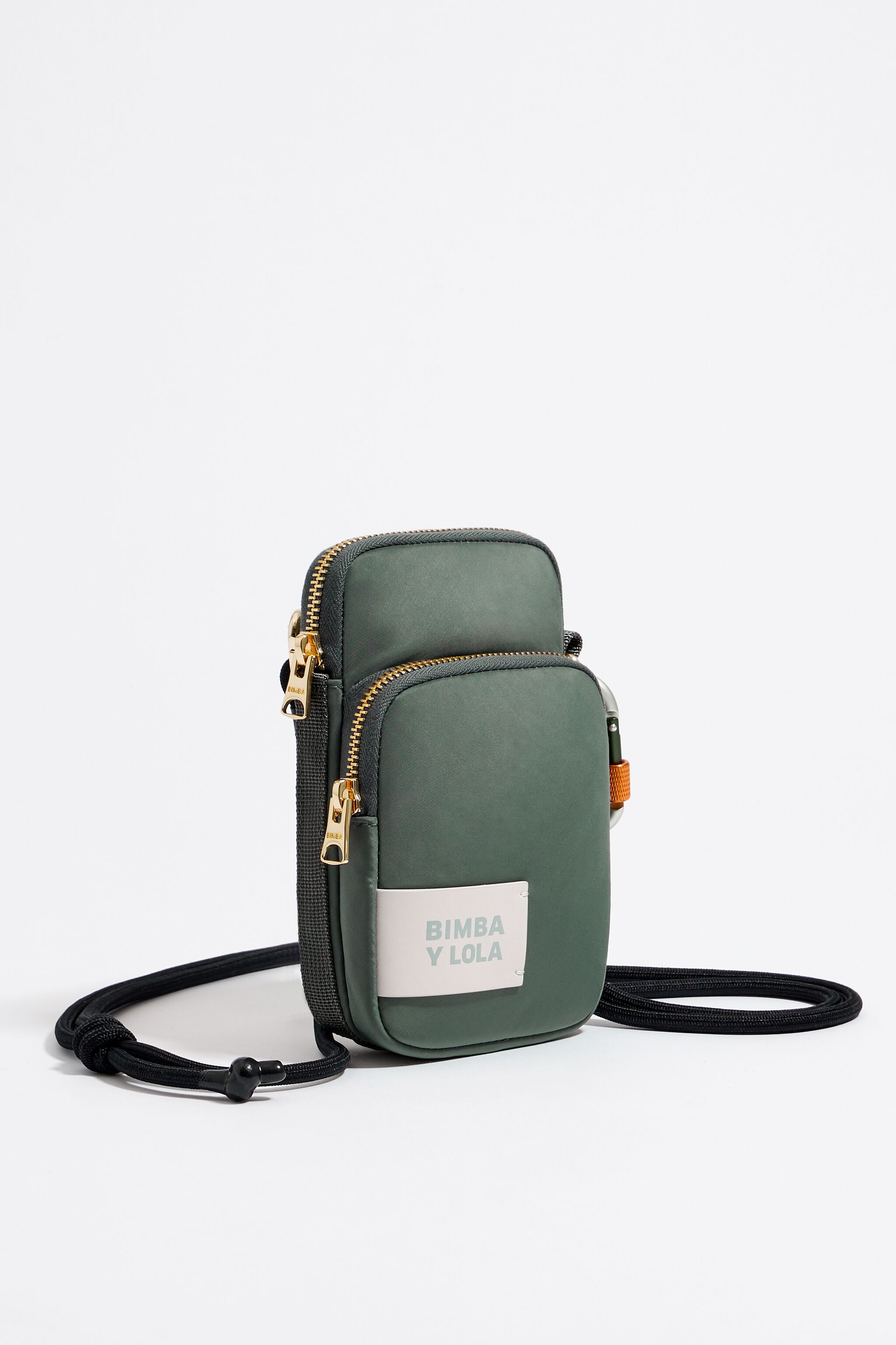 Greenish-gray rectangular mini bag