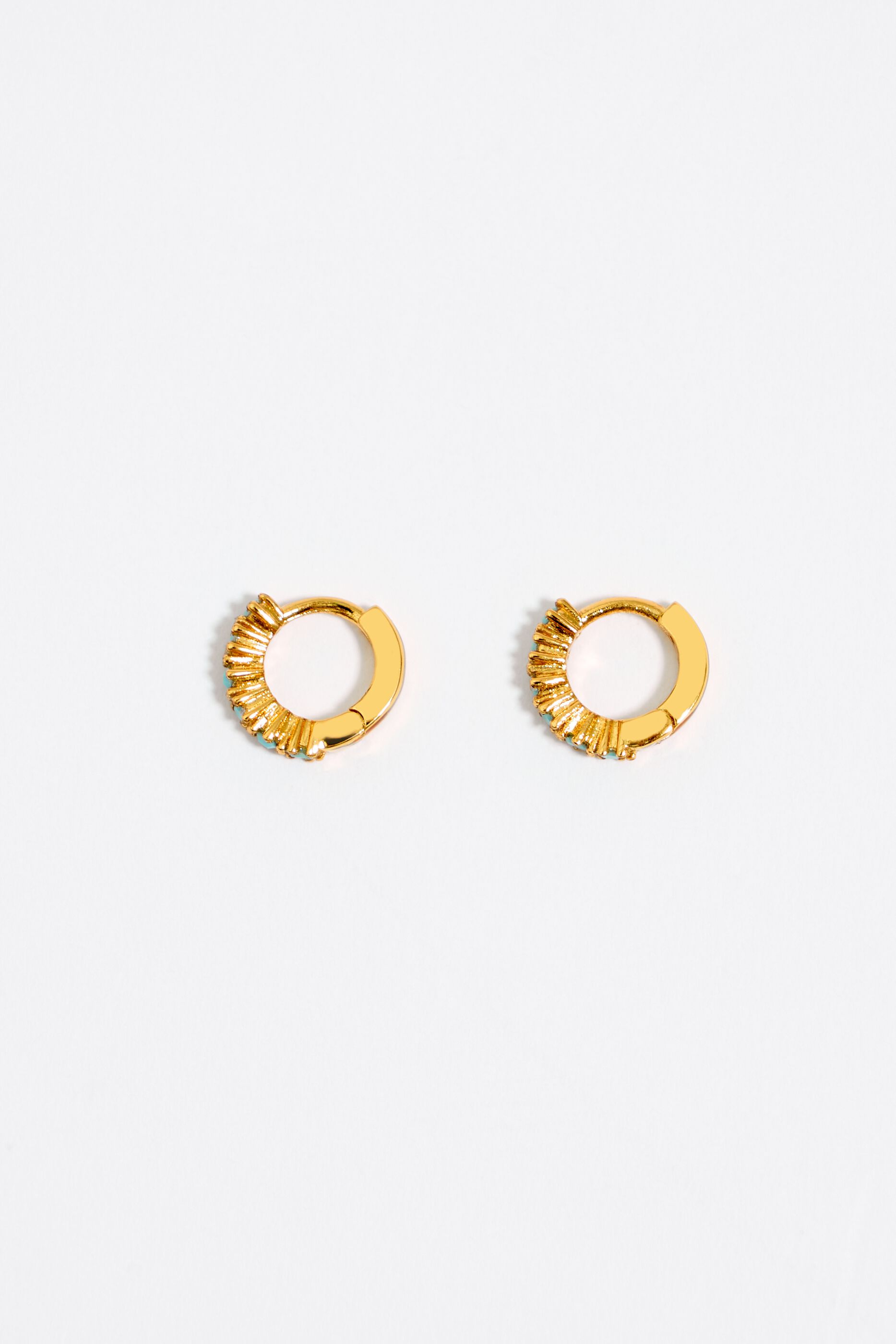Oscar de la Renta Small Paradise Hoop Earrings | Neiman Marcus