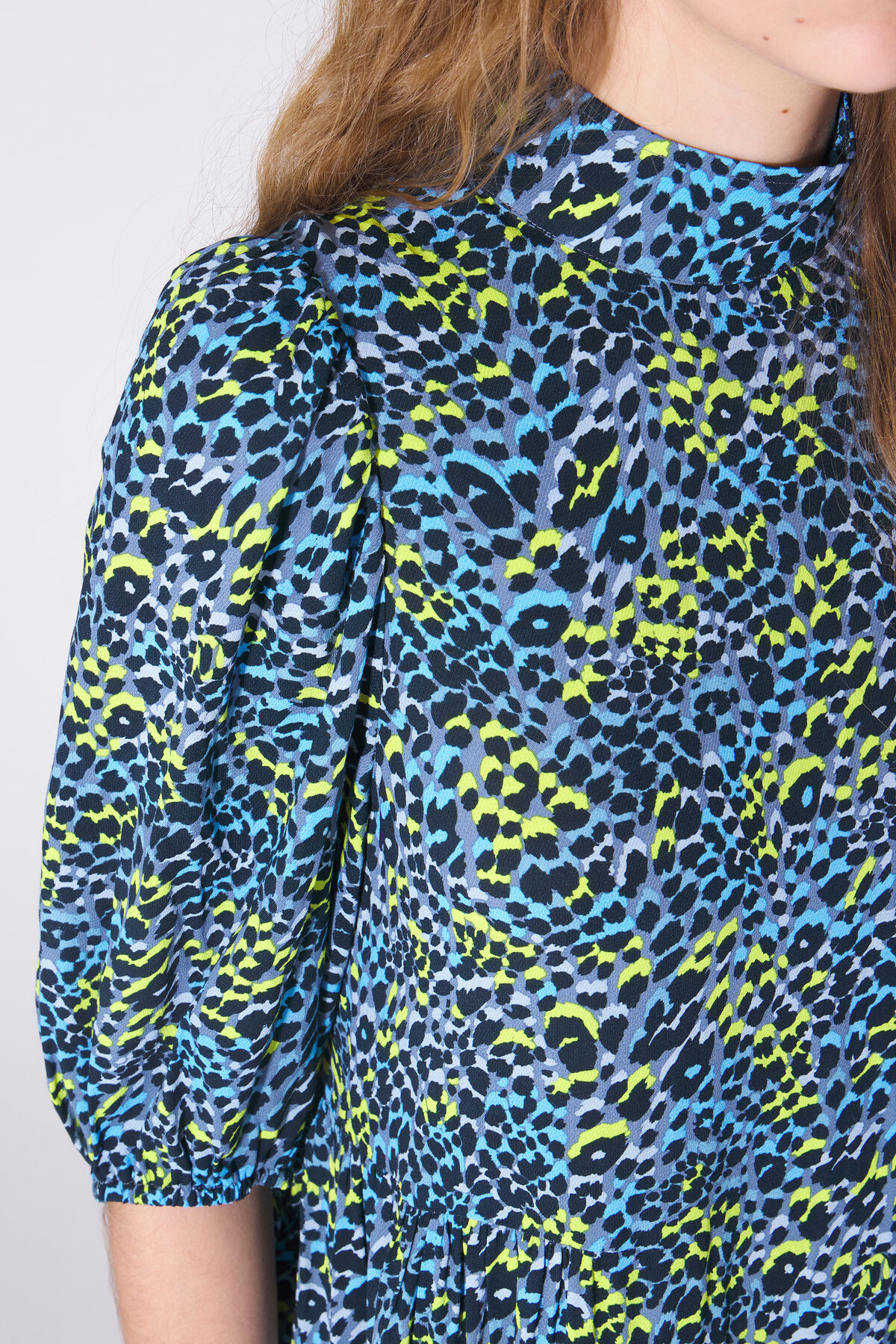 Spot My Baby - Green Leopard Print Midi Dress – DLSB