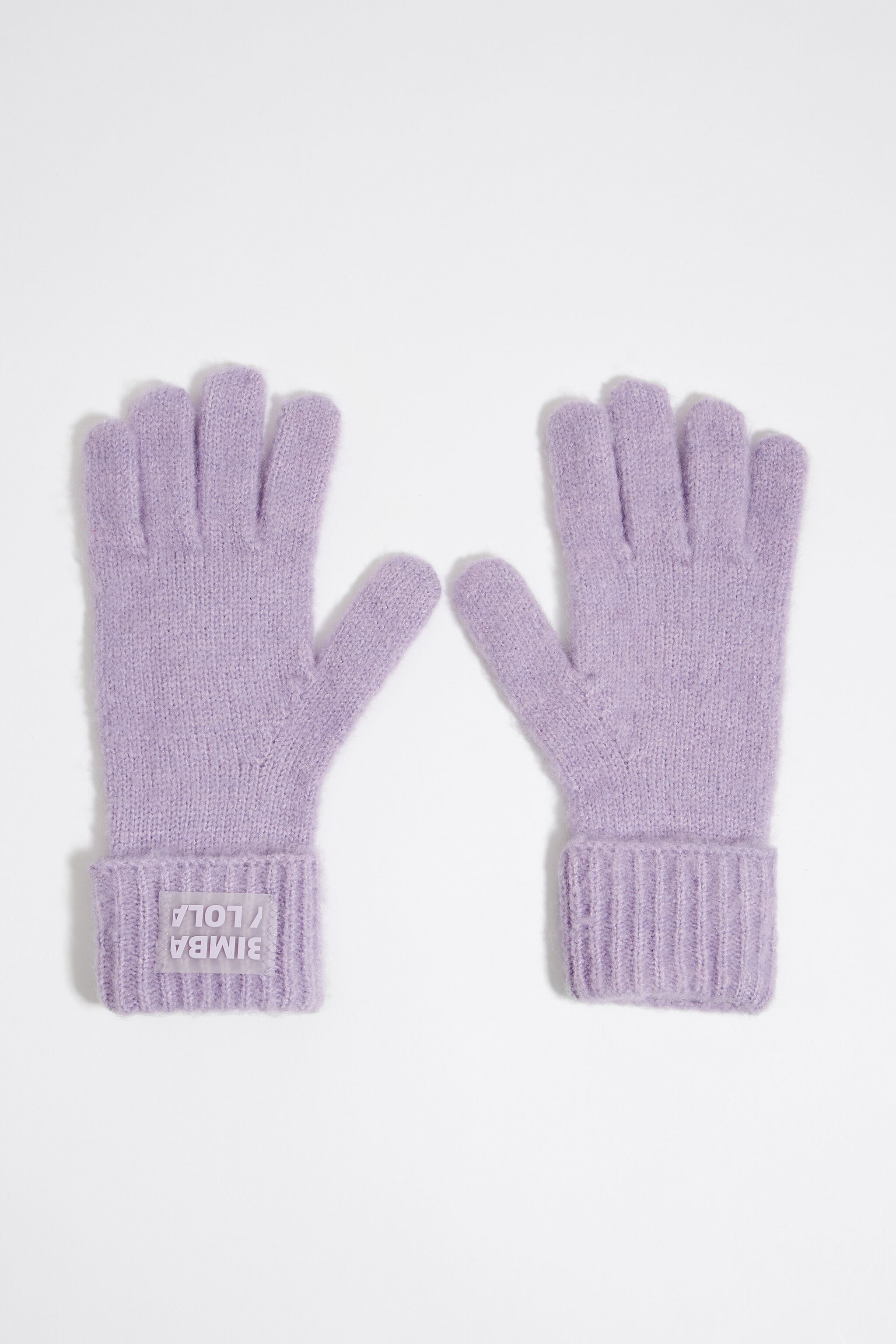 Purple knit on sale gloves