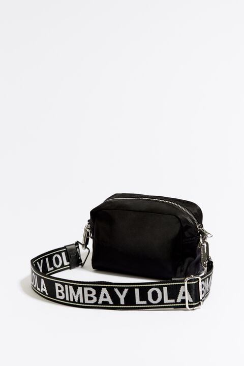 Bimba Y Lola Black Nylon Cross Body Bag