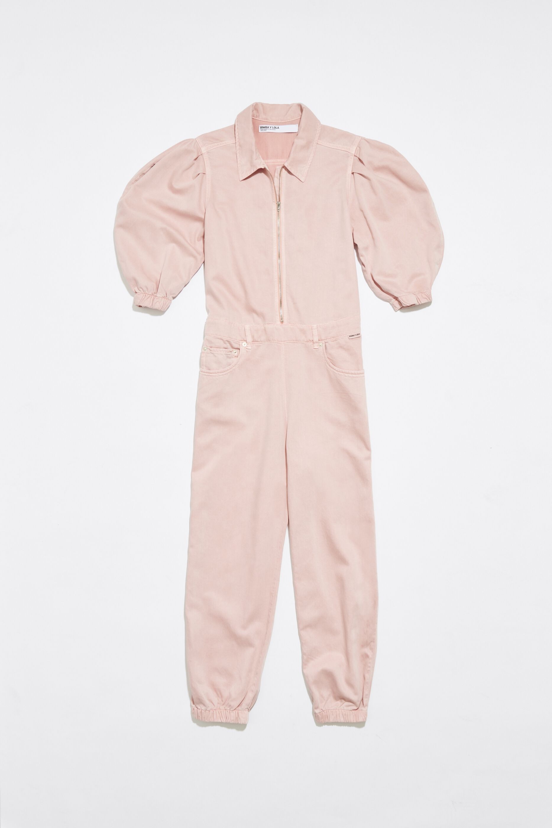 Jumpsuits & Co-ords | Baby Pink Coloured Denim Jumpsuit | Freeup