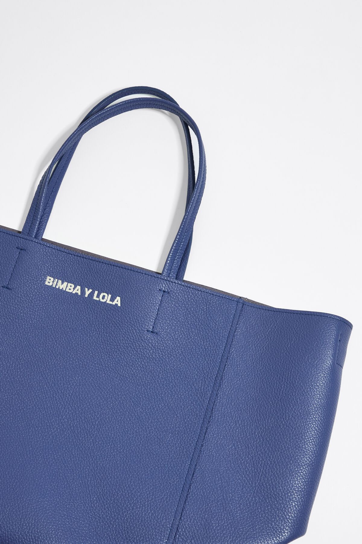 Leather handbag Bimba y Lola Purple in Leather - 23542399