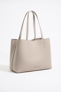 Bossa shopper Chihuahua gran pell gris clar