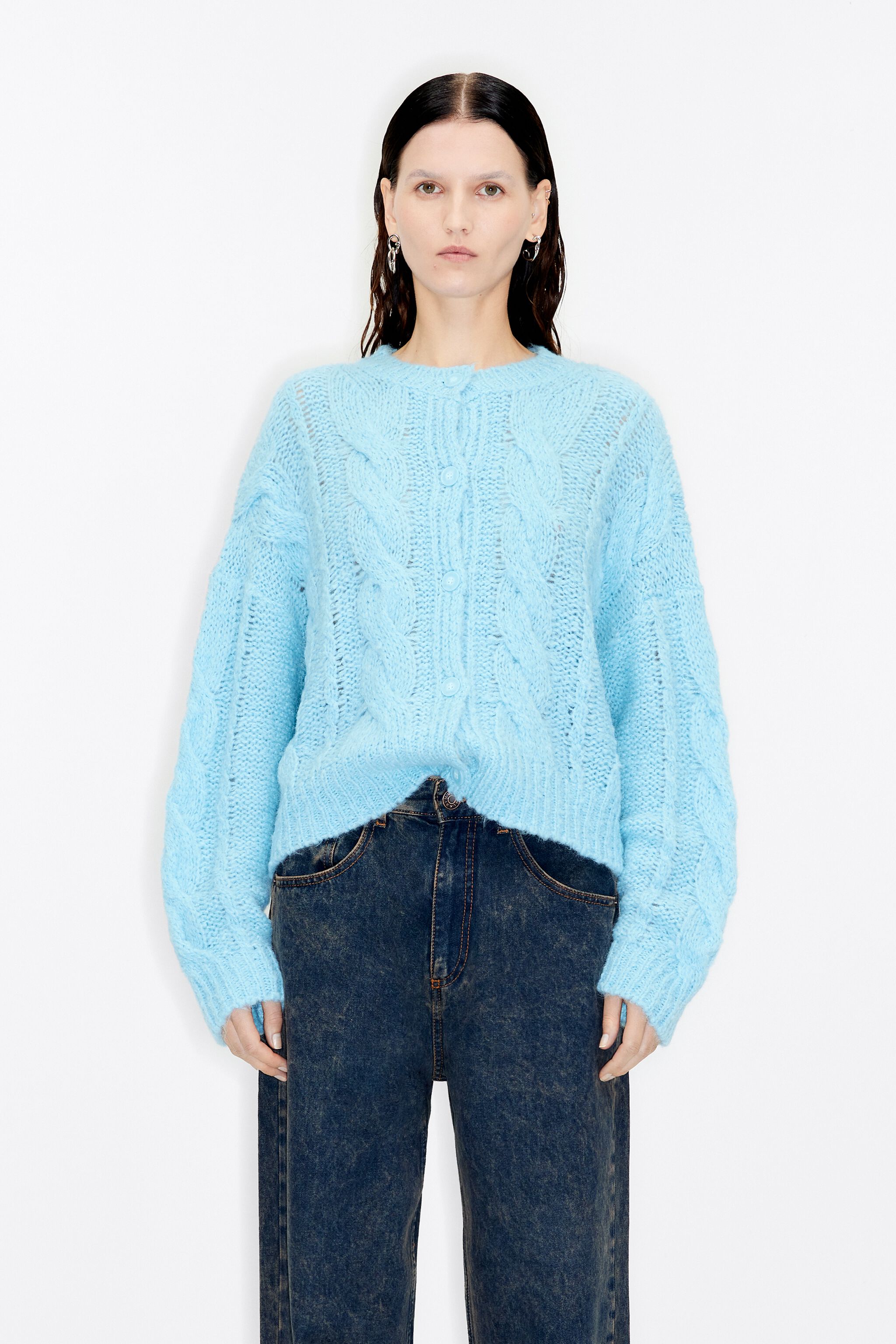 Blue discount alpaca sweater