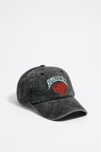 Gorra algodón corazón negra