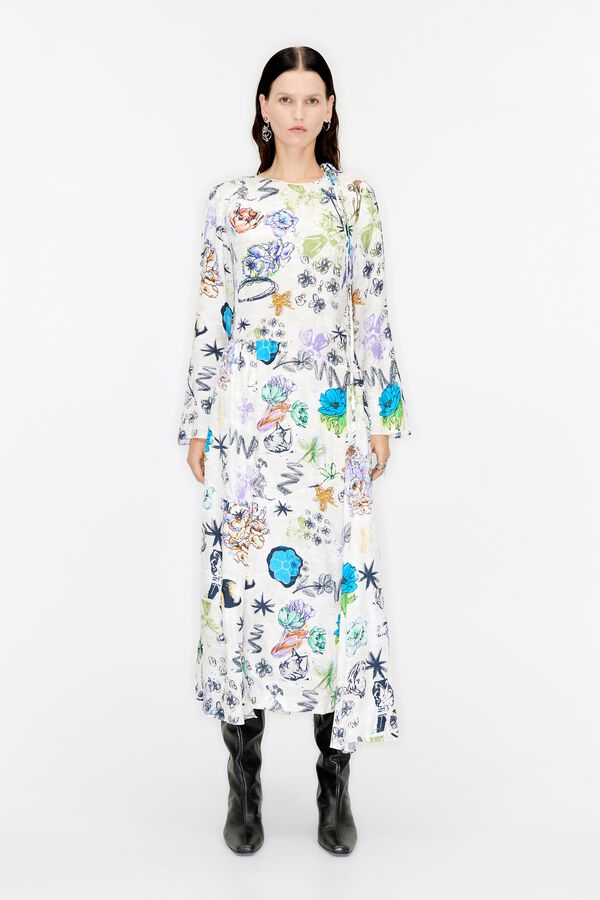 Bimba y Lola Floral-Print Midi Dress - ShopStyle