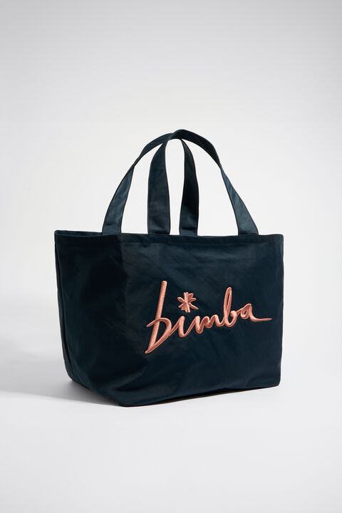 Bolso shopper con correa del logo Bimba Y Lola de color Azul