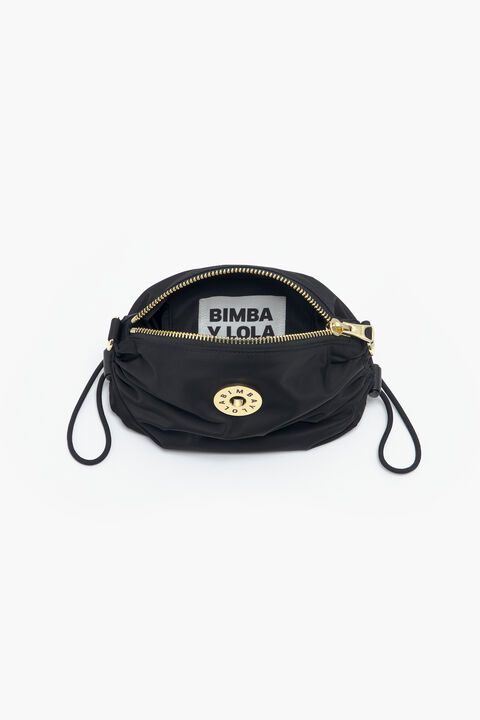 Bimba Y Lola Black Nylon Cross Body Bag