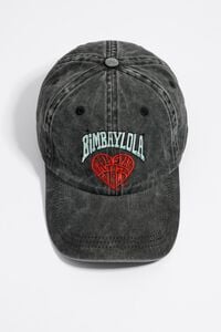 Gorra algodón corazón negra